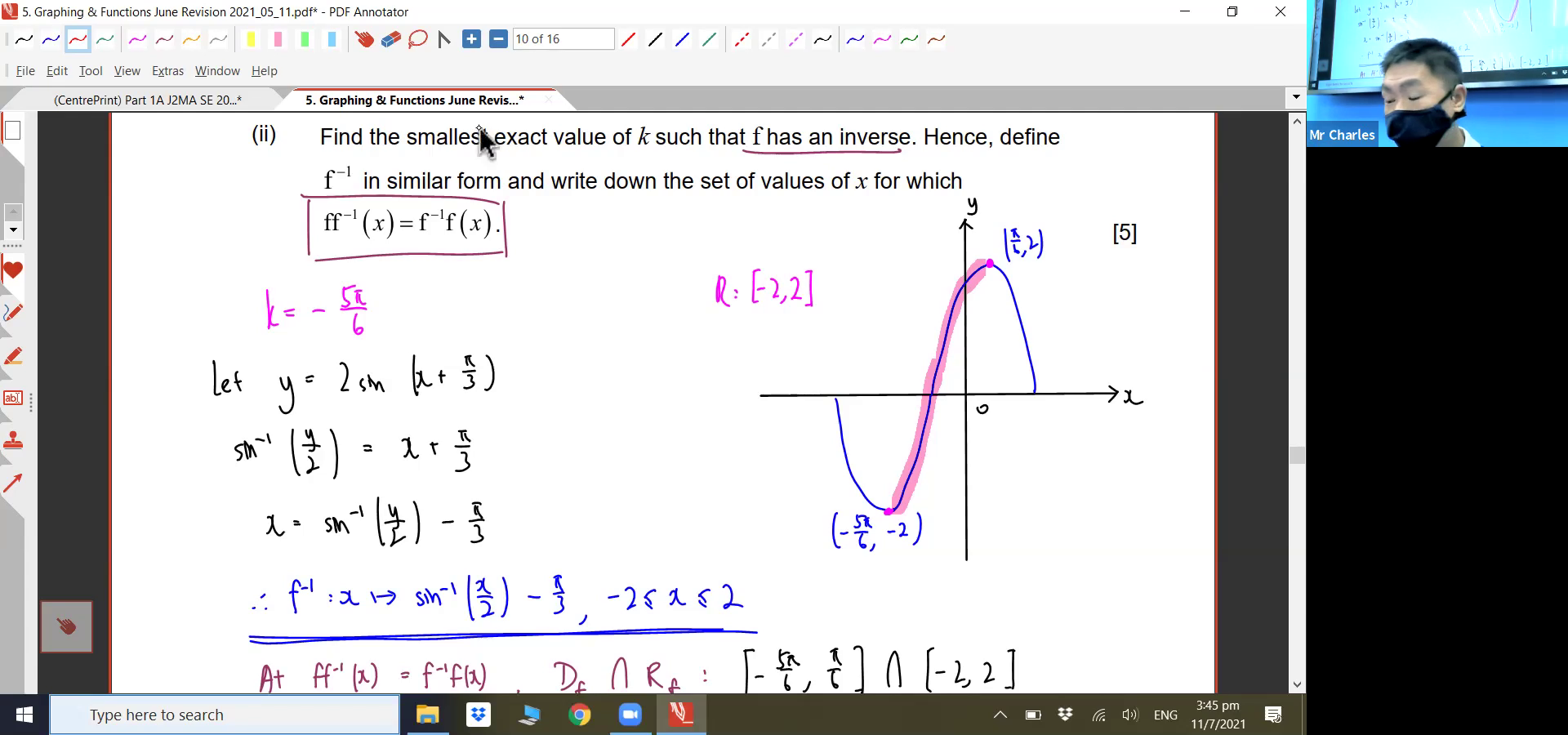 [FUNCTIONS] Composite Functions + Inverse Functions