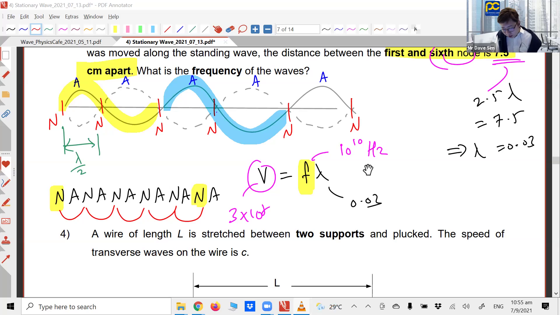 [SUPERPOSITION] Stationary Waves