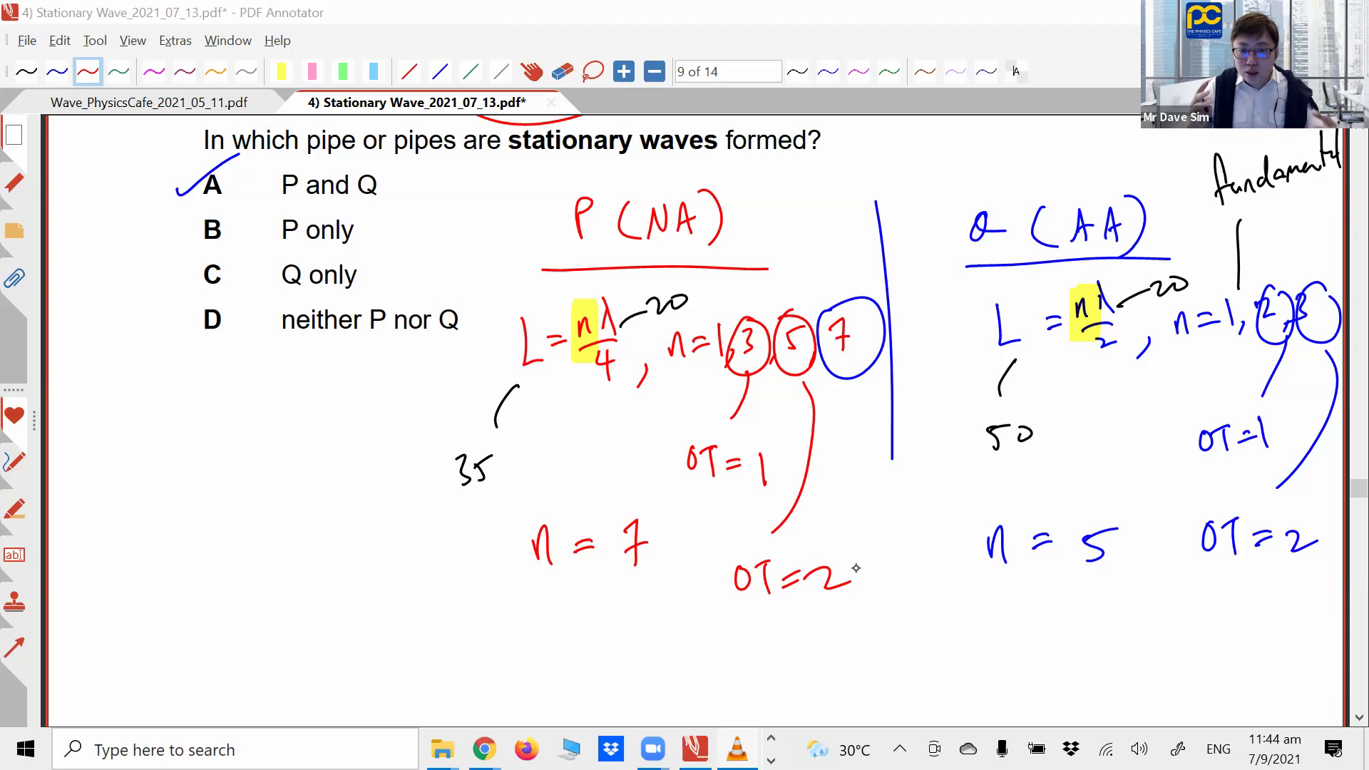 [SUPERPOSITION] Stationary Waves