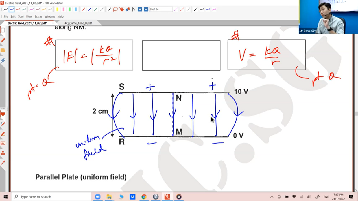 7. Electric Field Lesson 2 [2022] - MDS