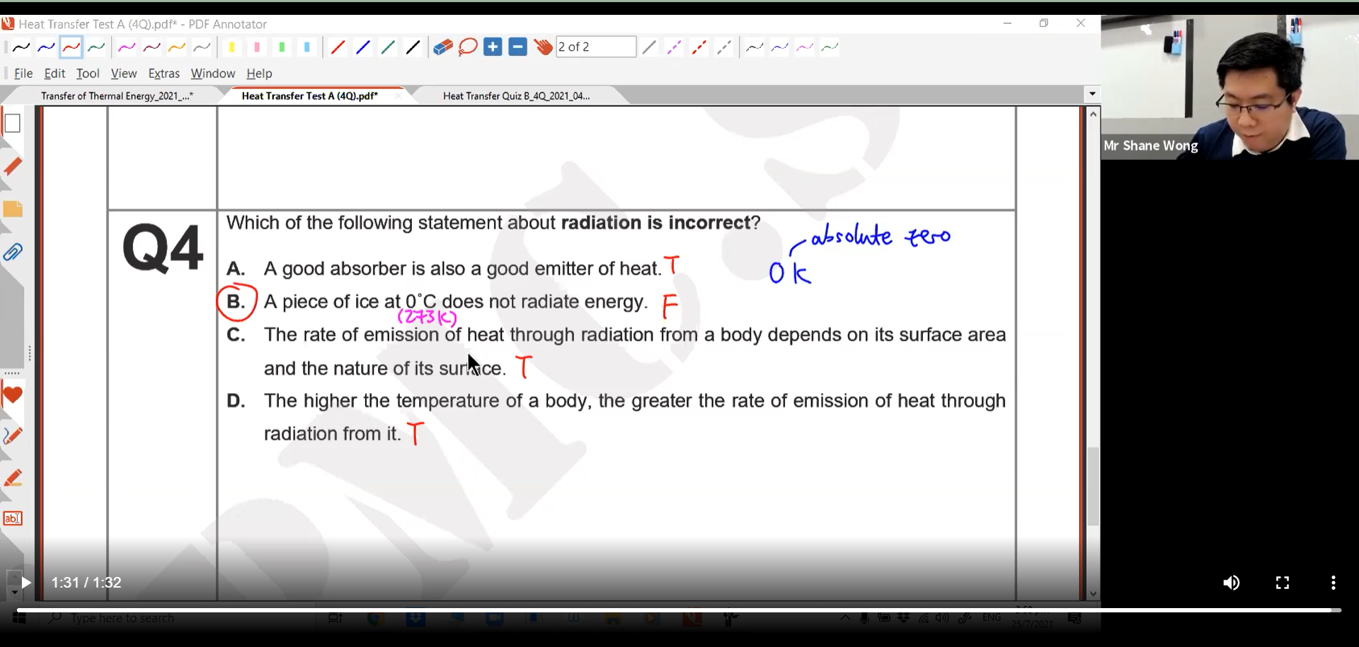 [THERMAL PHYSICS] Infra-red Radiation