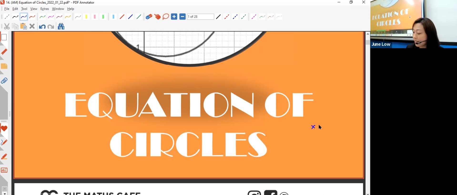 22. (AM) Equation of Circles L1 [2022] - JL