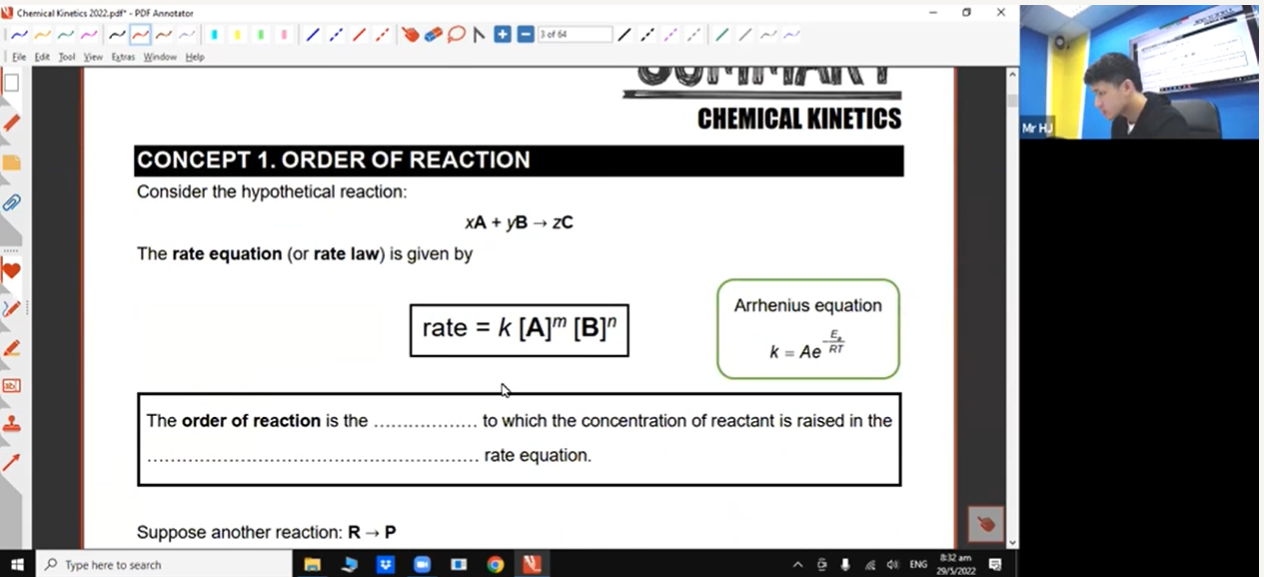 24.Reaction Kinetics L2 - HJ [2022]