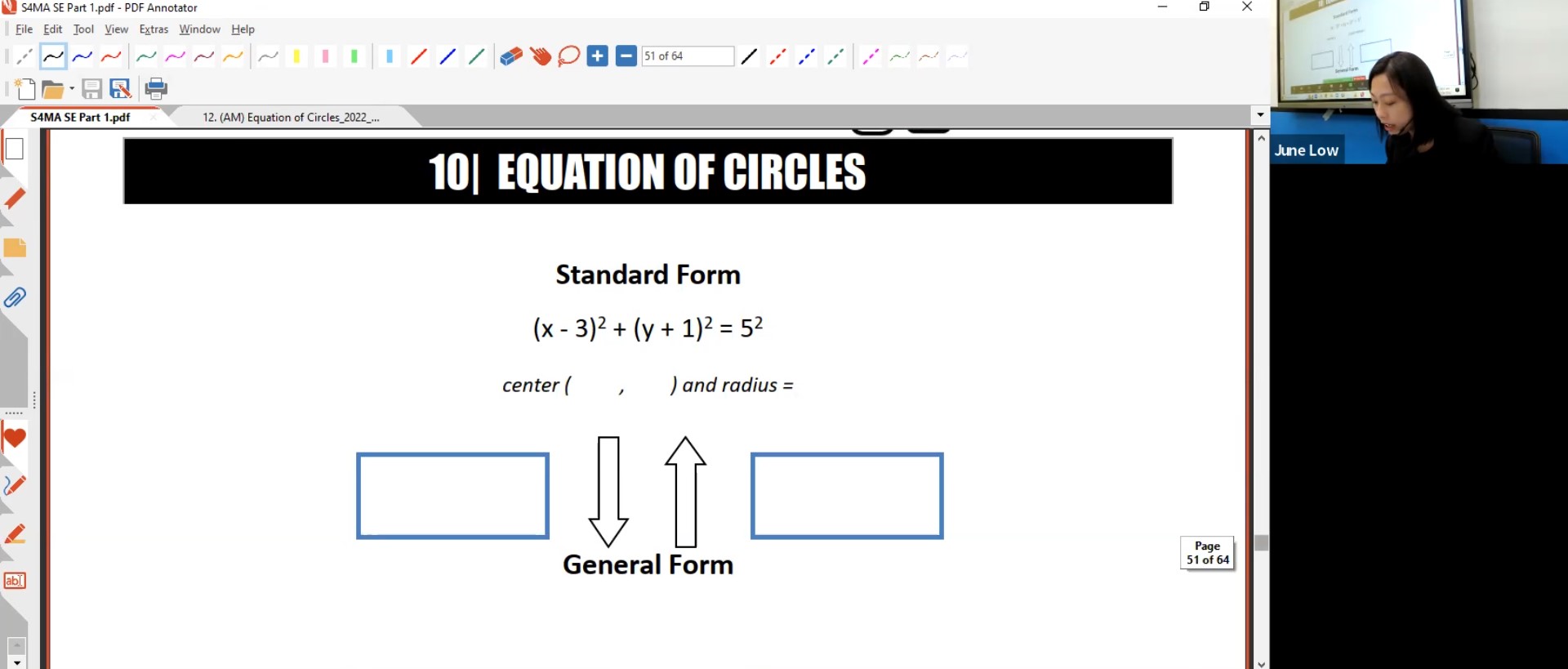 26. Final Revision: Equation of Circles [2022] - JL