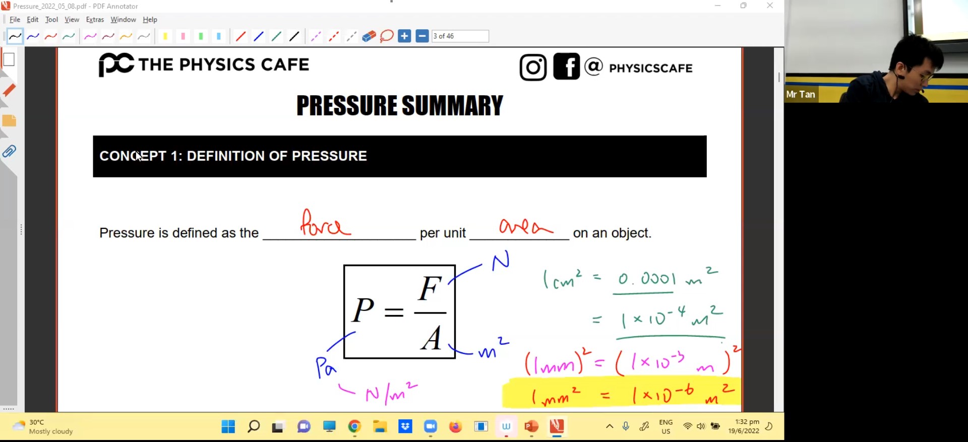 27. Pressure Lesson 3 [2022] - YQ