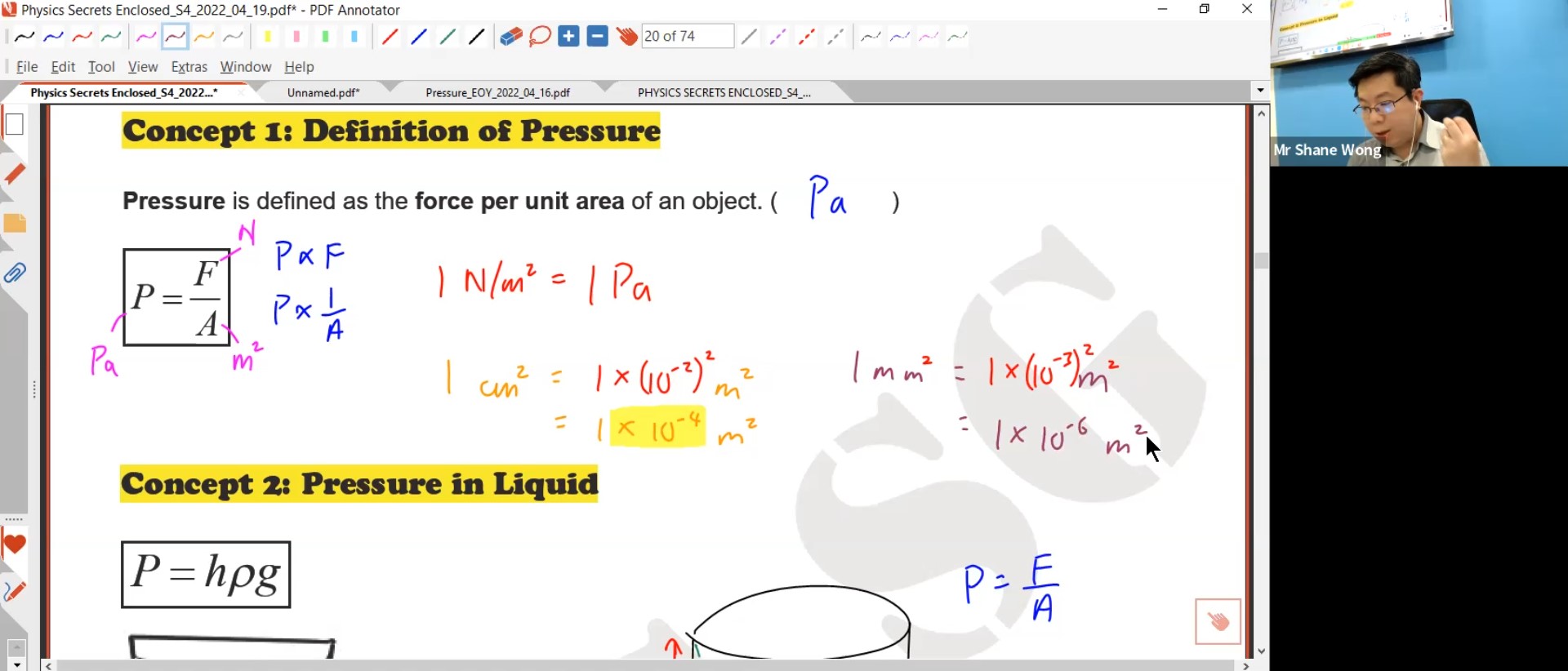 28A. (June Hol Add L3)_ Pressure + Kinetic Model EOY Revision [2022] - SW