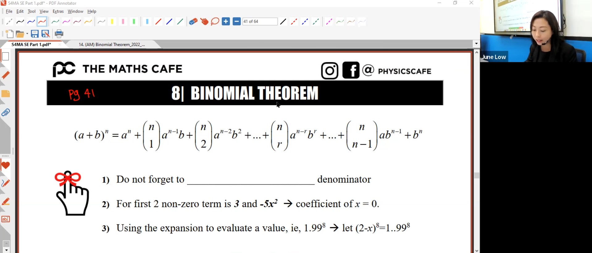 28. Final Revision: Binomial [2022] - JL
