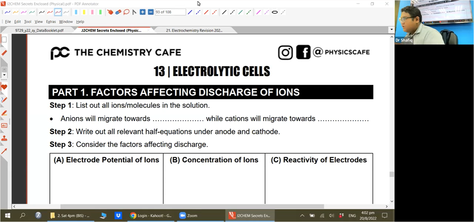 36_Electrochemistry Revision L2 - DrS [2022]