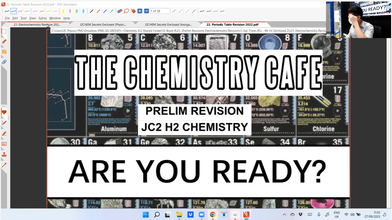 37. The Periodic Table Revision L1 - HJ [2022]