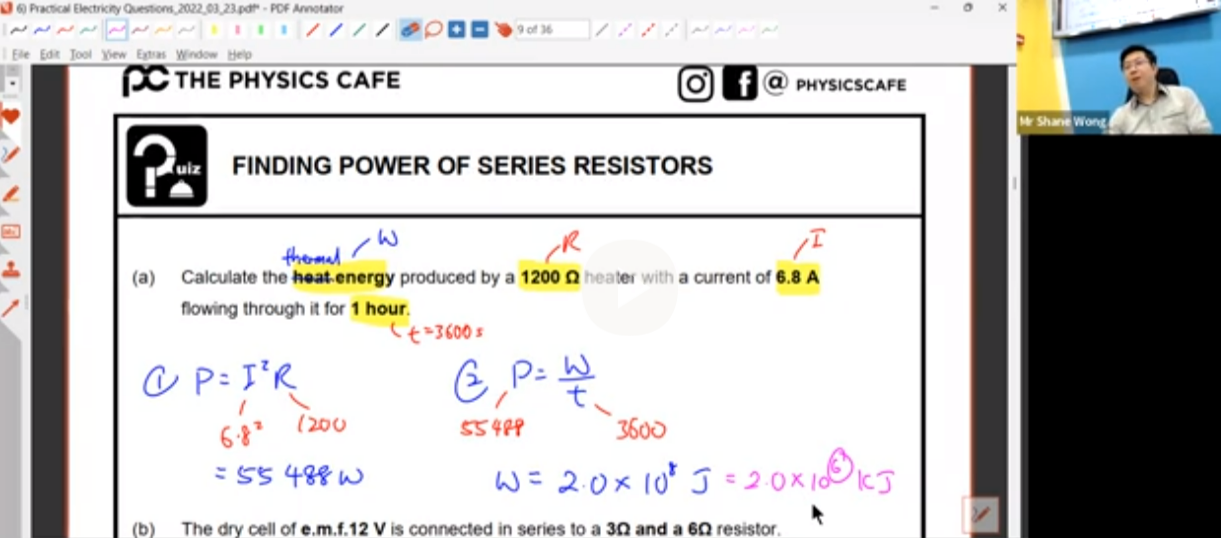 13. Practical Electricity Lesson 1 [2023] - Mr S Wong