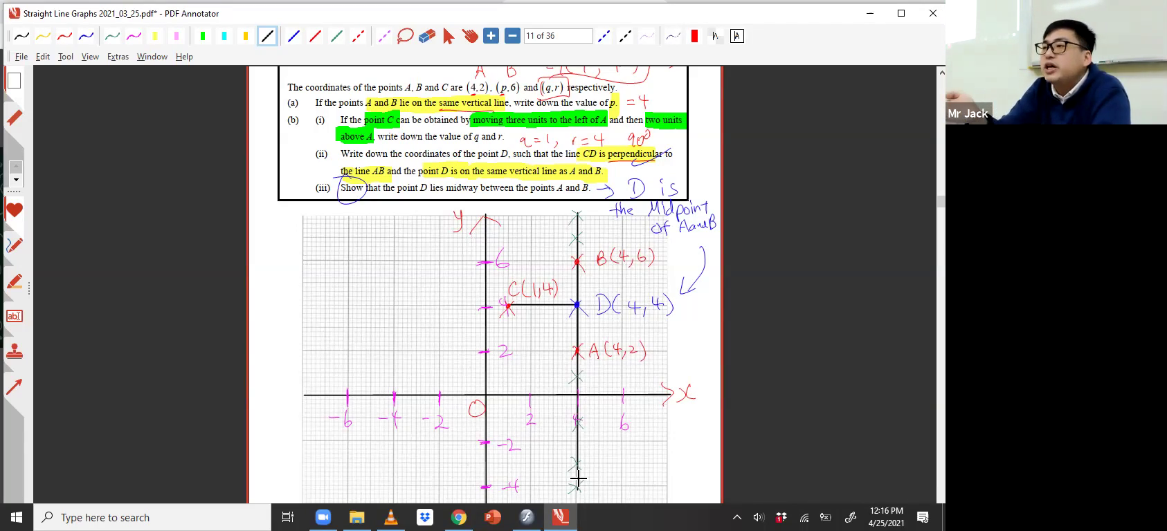 [LINEAR GRAPHS] Cartesian Coordinates