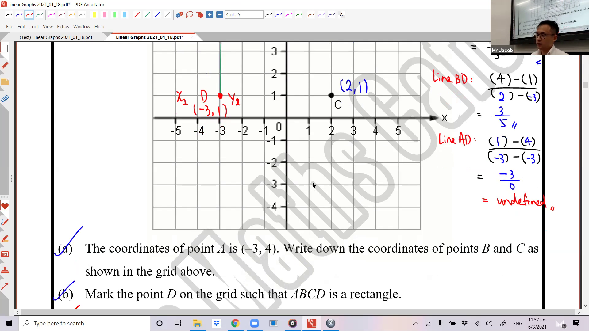 [LINEAR GRAPHS] Catersian Coordinates, Straight Lines, Gradient