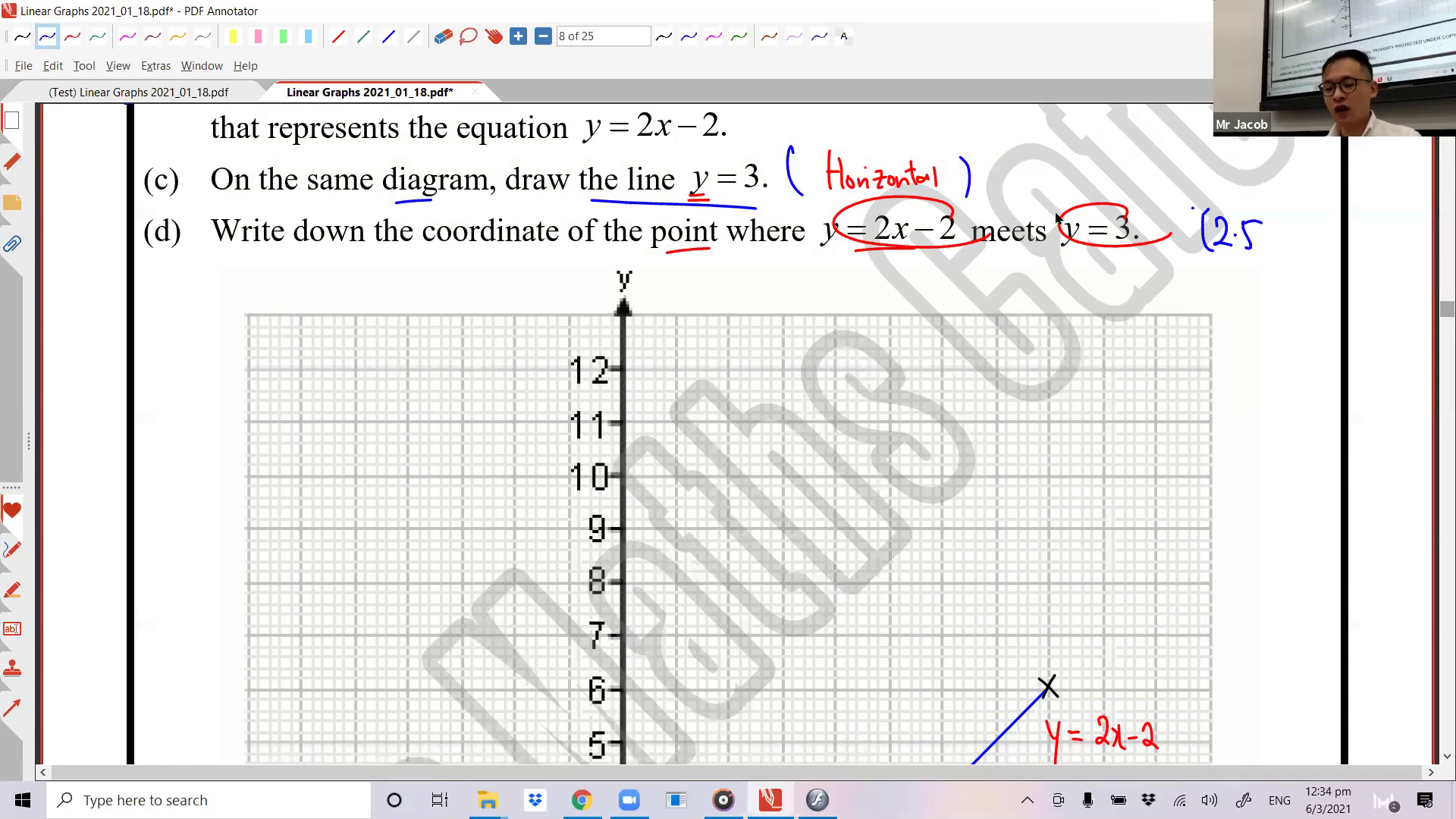 [LINEAR GRAPHS] Cartesian Coordinates, Straight Lines, Gradient