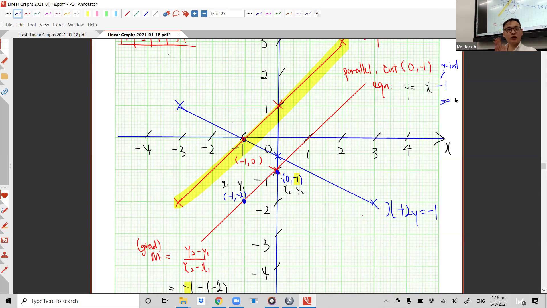[LINEAR GRAPHS] Cartesian Coordinartes, Straight Lines, Gradient