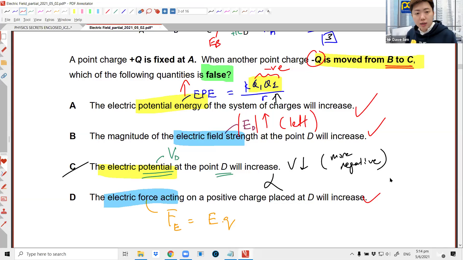 [ELECTRIC FIELD] Problem Solving