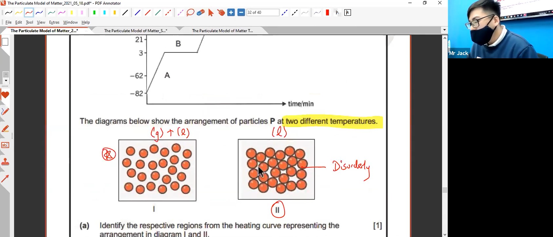 [KINETIC PARTICLE THEORY] Heating Curve