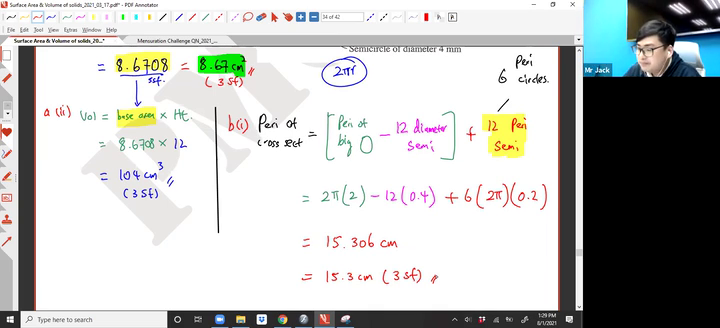 [MENSURATION] Surface area & volume of prism