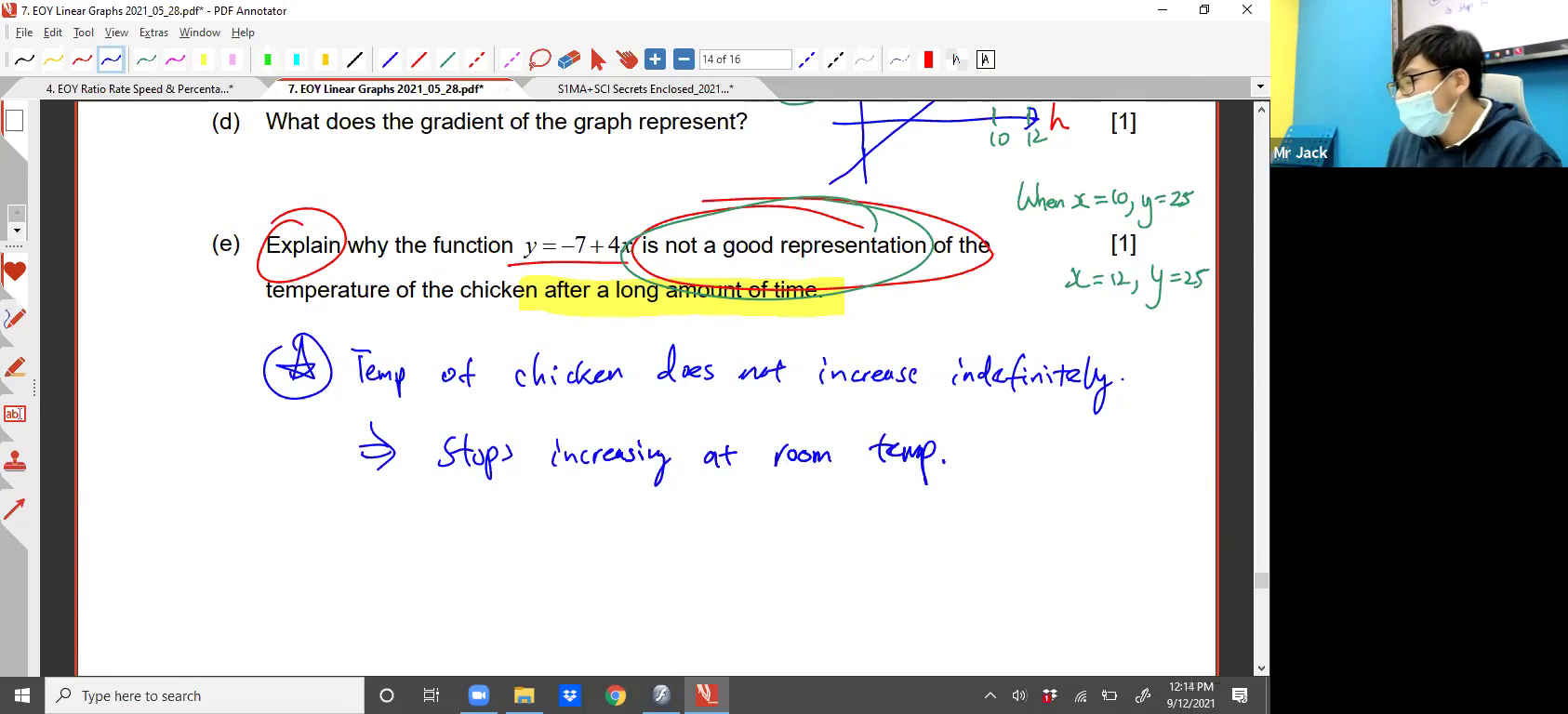 [LINEAR GRAPHS] Cartesian Coordinates, Straight Lines, Gradient