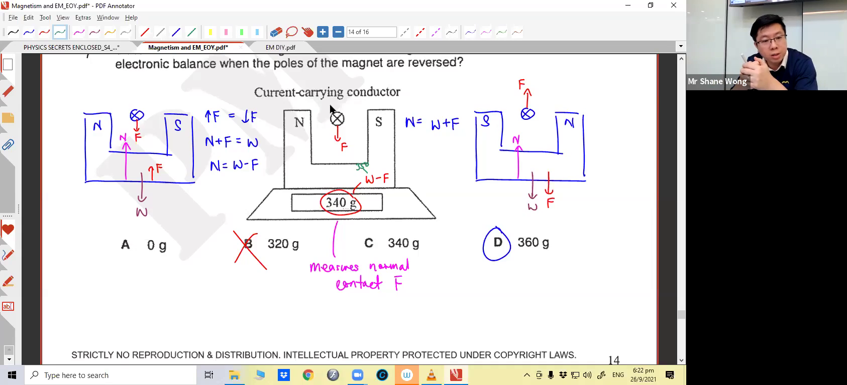 [ELECTROMAGNETISM] Magnetic Force on a Current Carrying Conductor in a Magnetic Field