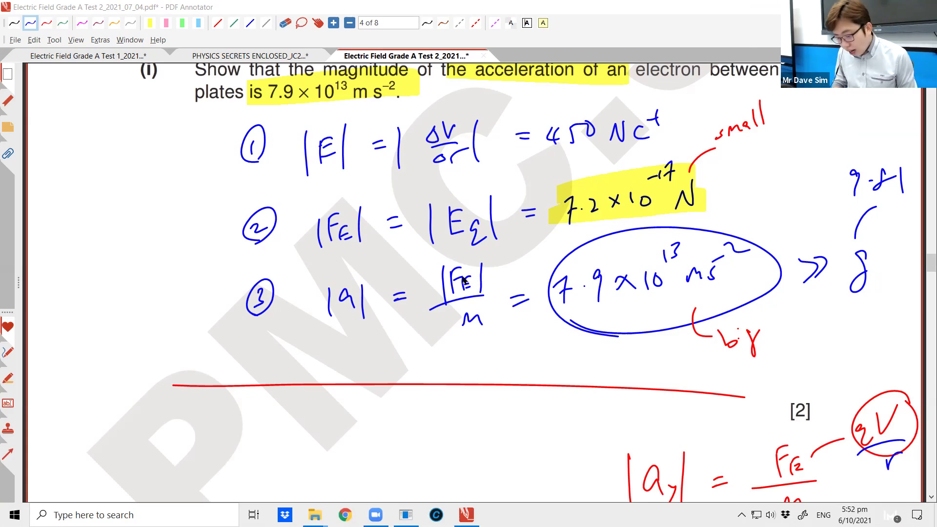 [ELECTRIC FIELD] Problem Solving