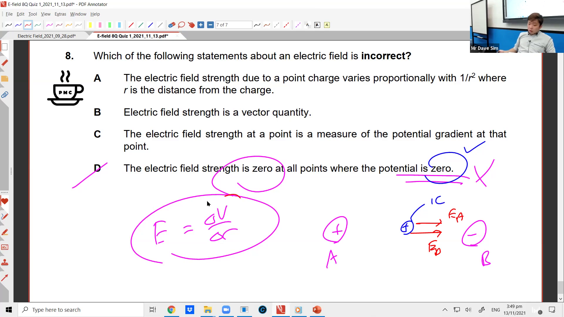[ELECTRIC FIELD] Problem Solving