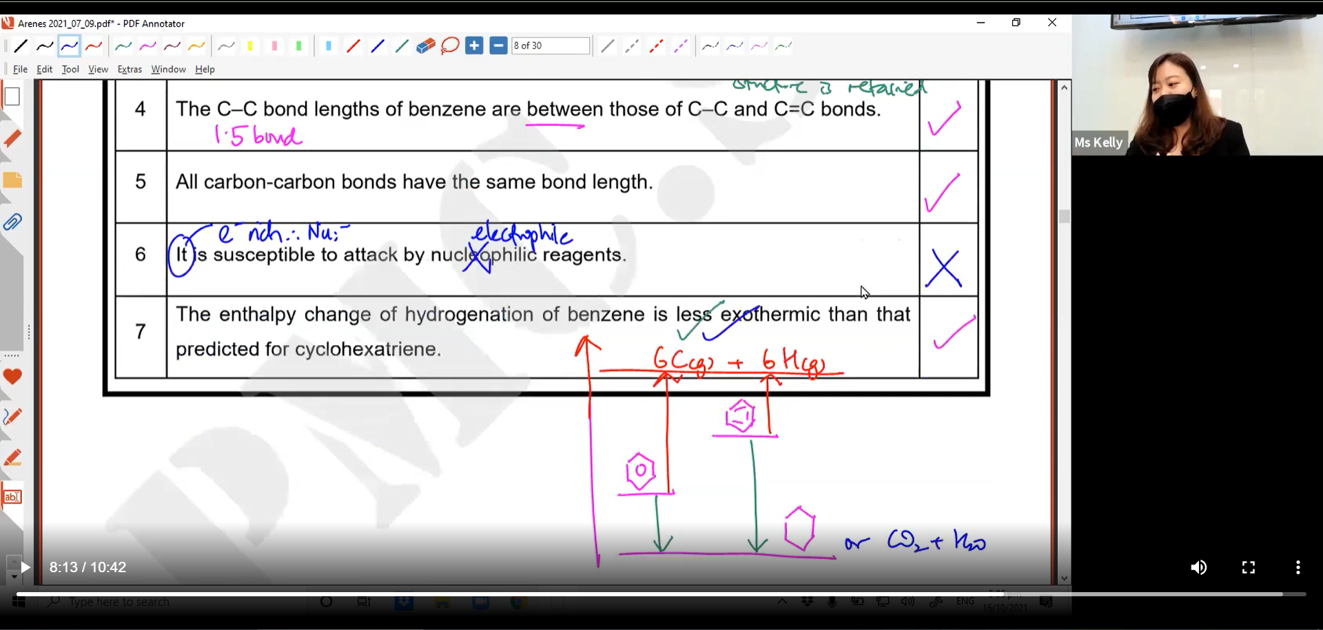[HYDROCARBONS REVISION] Resonance Stability of Benzene