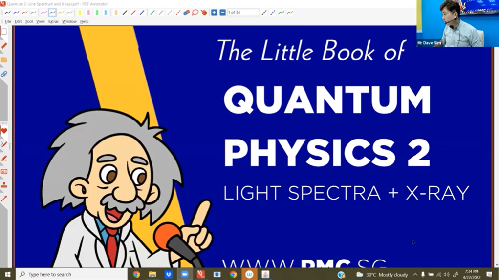 19. Quantum Physics Lesson 2 - Line Spectra [2022] - MDS