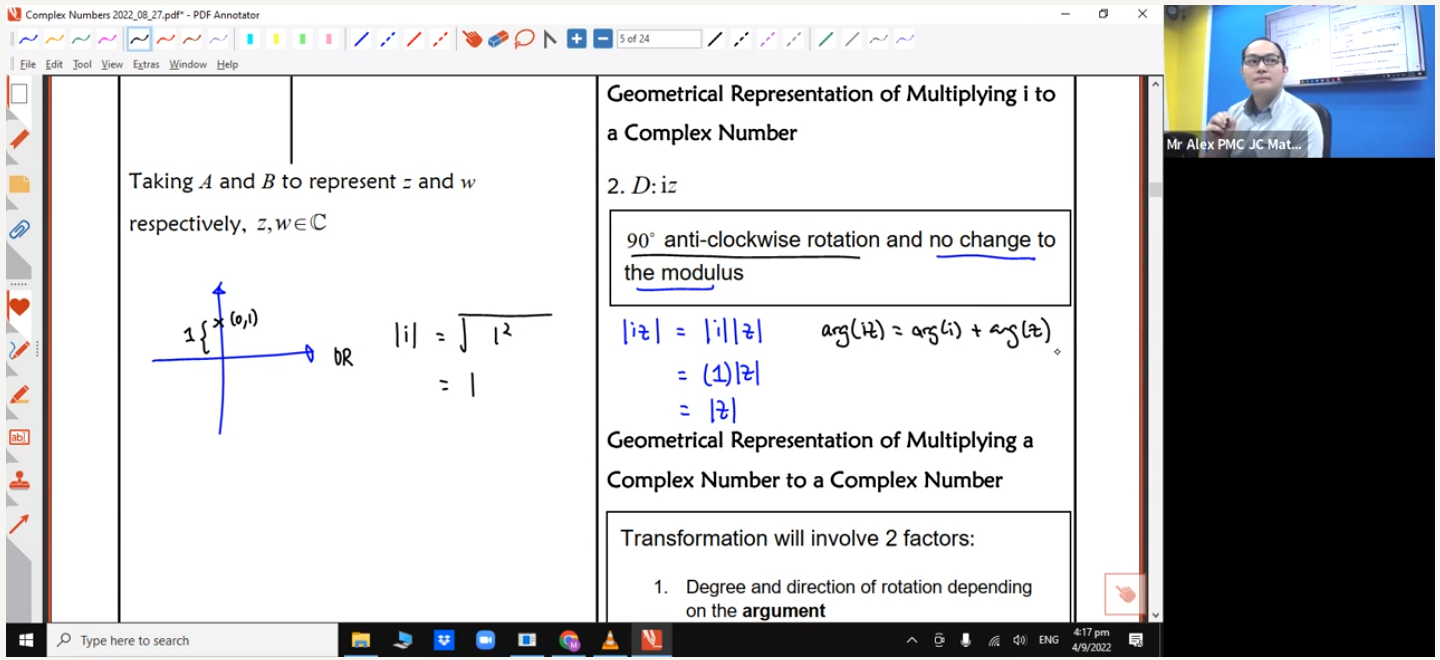 38. Revision on Complex Numbers [2022] - AA