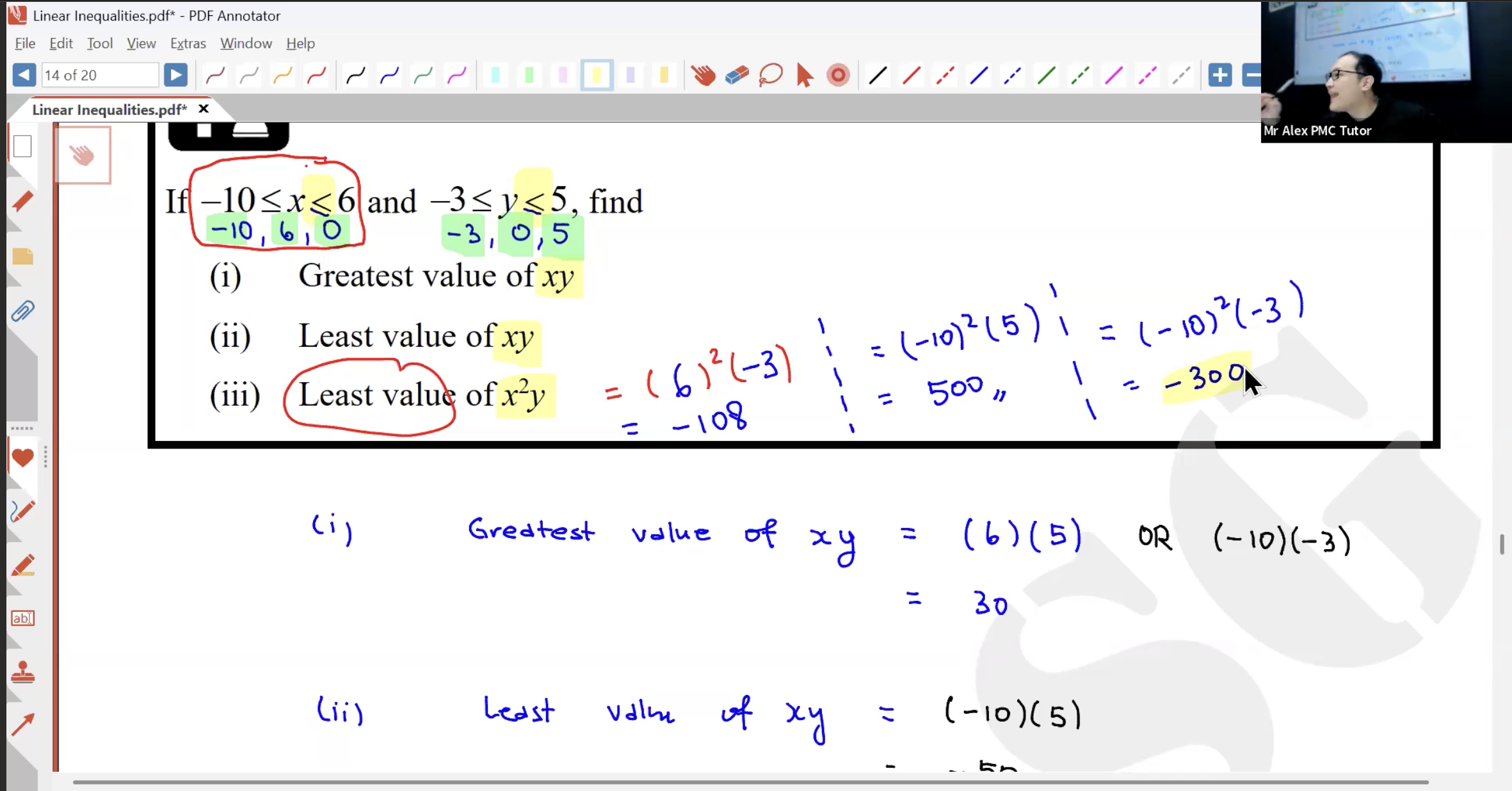 2. Linear Inequalities [2026] - Mr AA