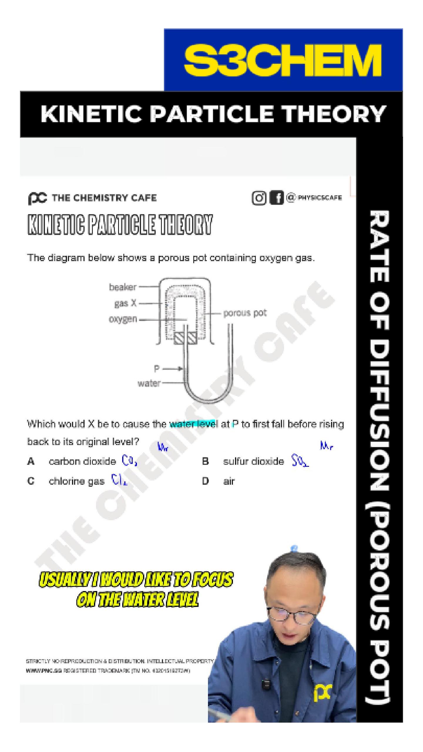 Kinetic Particle Theory (Porous Pot)
