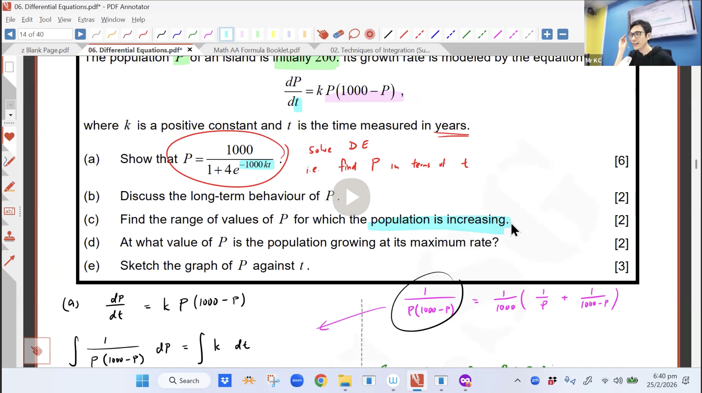 11. Differential Equations L1 [2026] - Mr KC