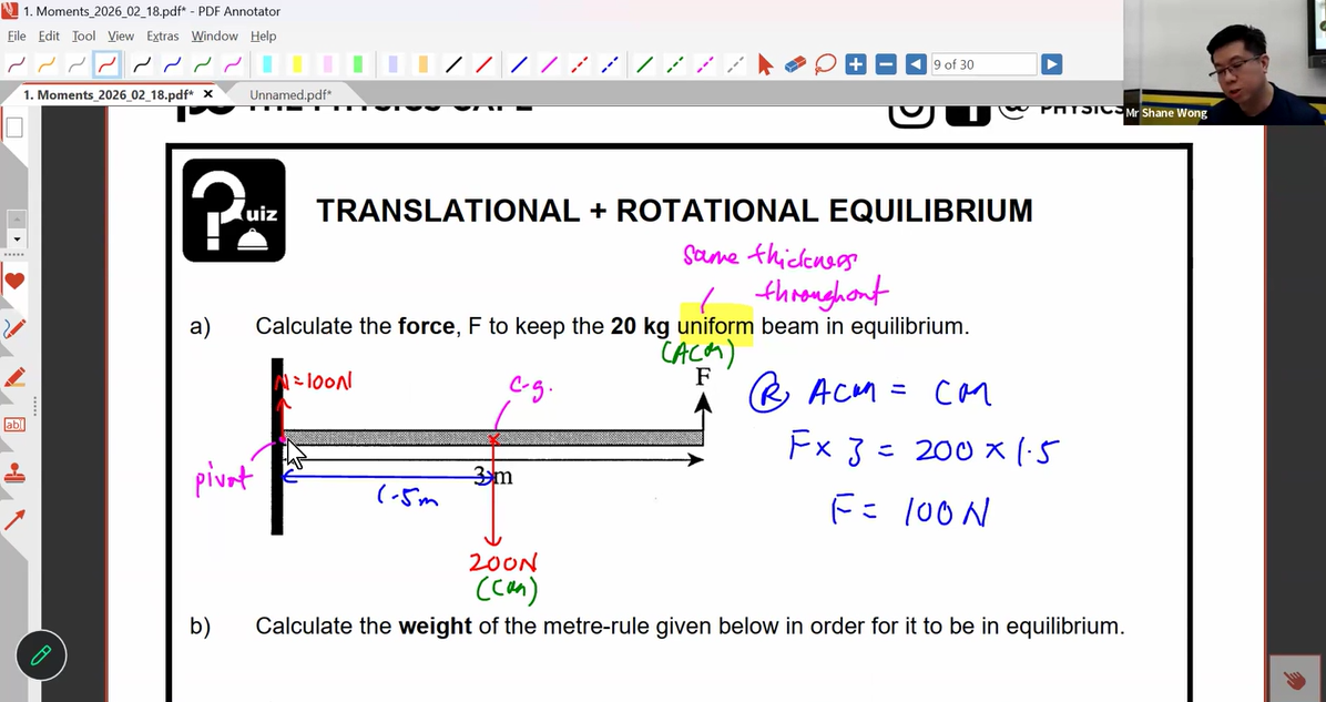 14a. March Holiday Additional Lesson - Moments Lesson 1 & 2 - Mr SW