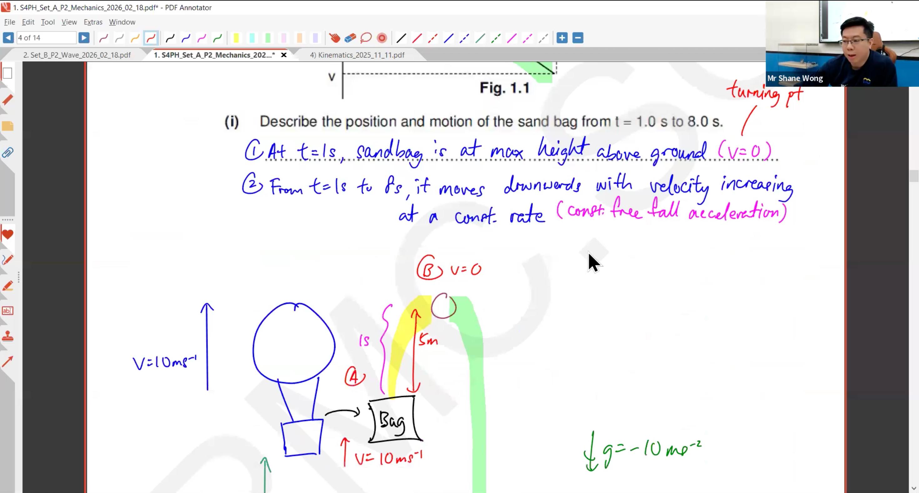 14a. March Holiday Additional Lesson - MYE Revision Mock Set A (Mechanics) & Mock Set B (Wave) [2026] Part A - Mr SW