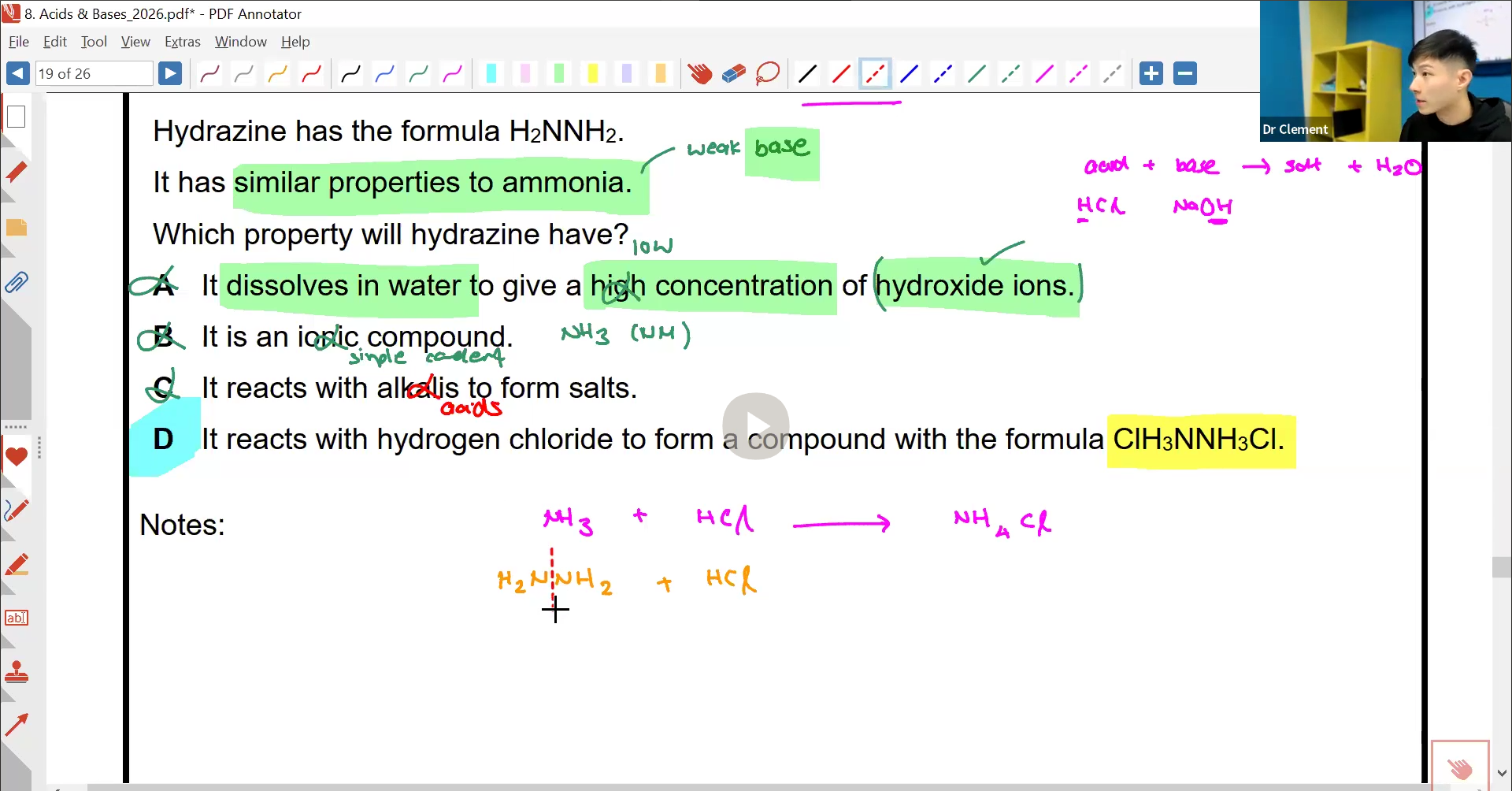 14b. Acids & Bases L3 [2026] - Dr C