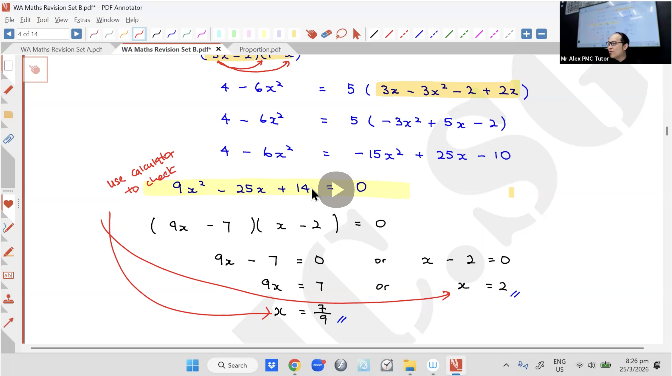 15. WA Maths Revision [2026] - Mr AA