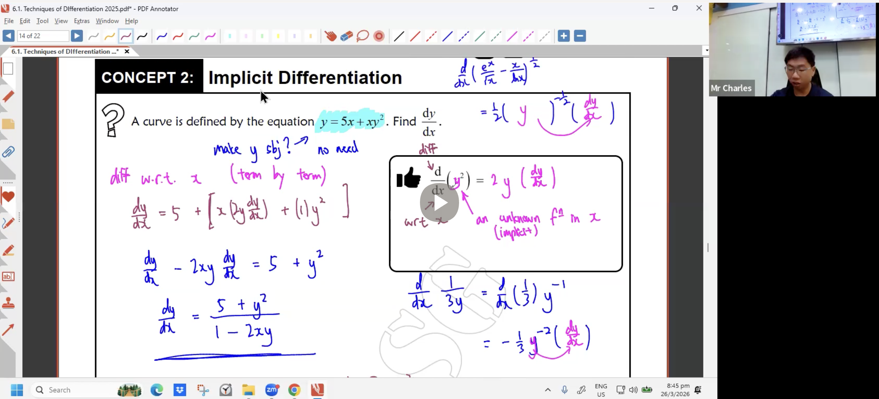 15. Functions L1 [2026] - Mr CT