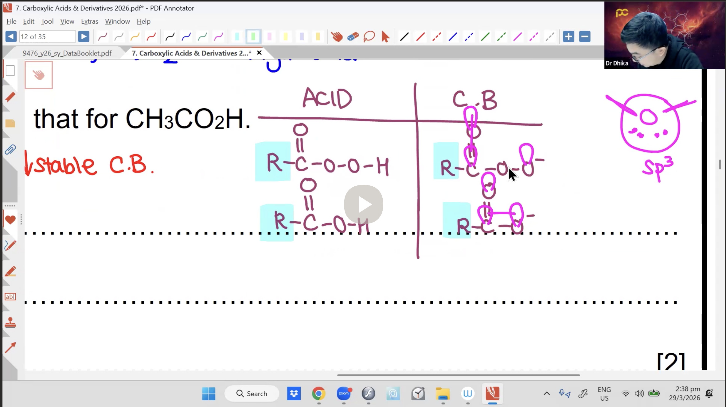 15. Carboxylic Acids L1 [2026] - Dr D
