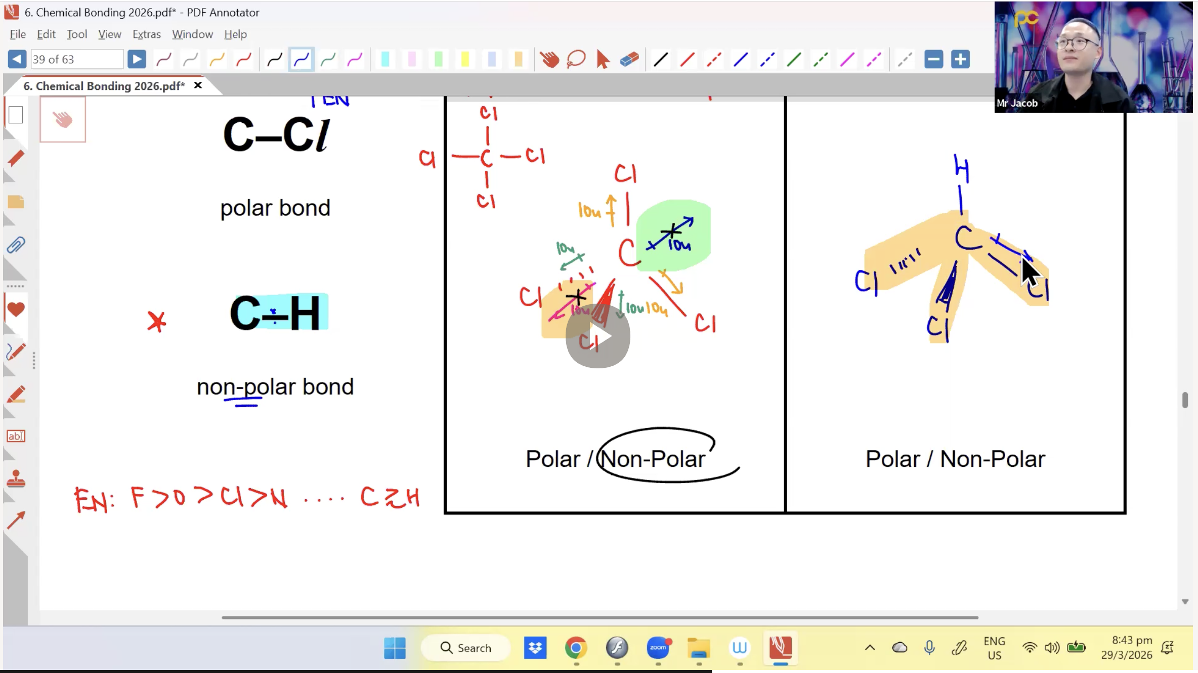 15. Chemical Bonding L3 [2026] - Mr JT