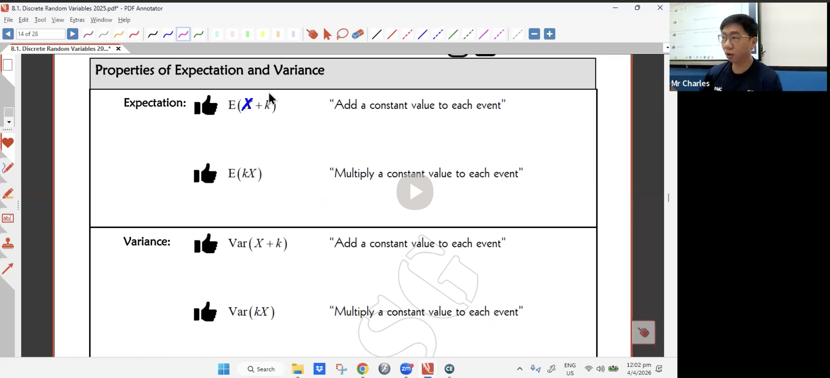 16. DRV & Binomial Distribution L1 [2026] -  Mr CT