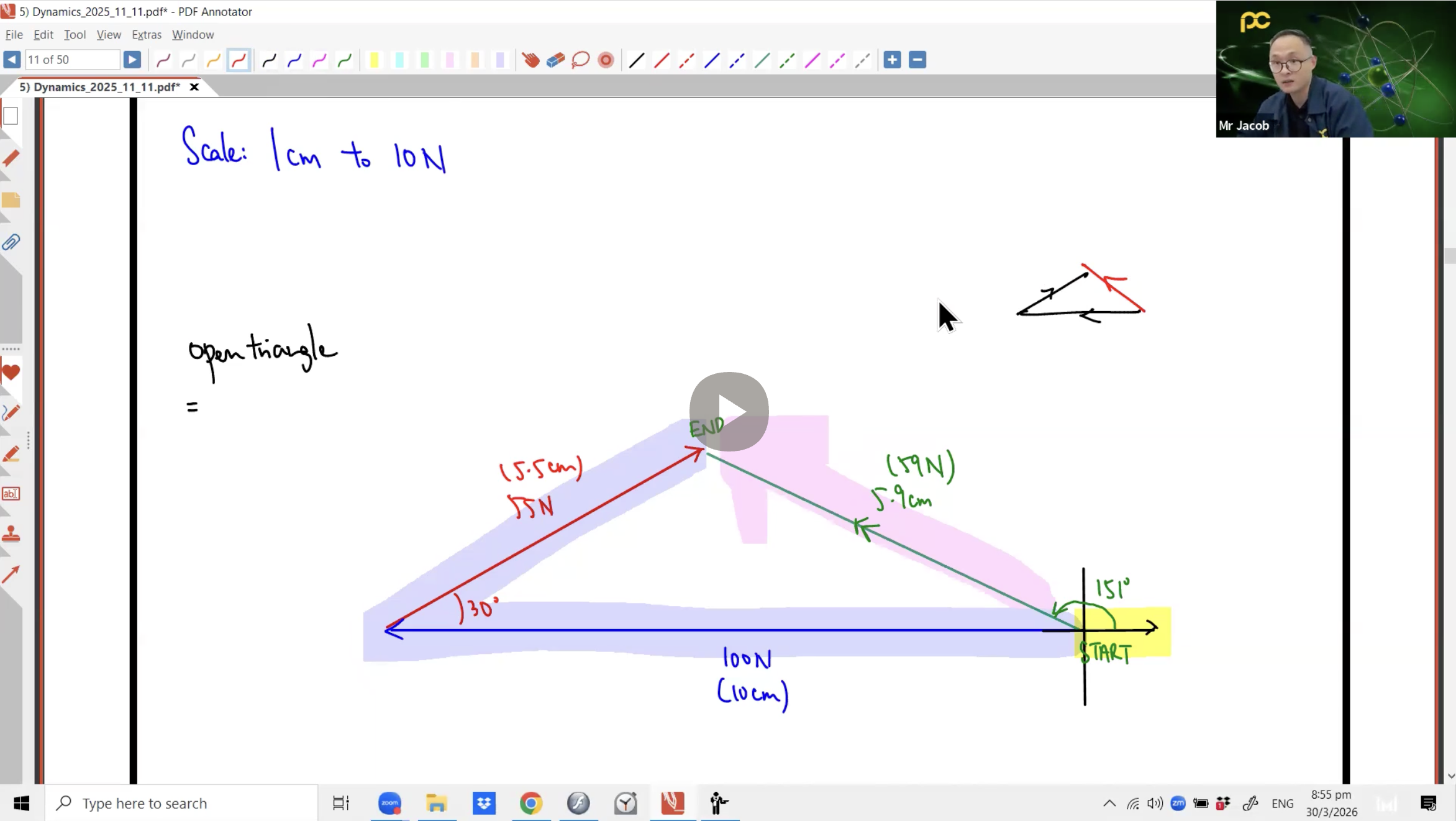 16. (P) Dynamics 1 [2026] - Mr JT