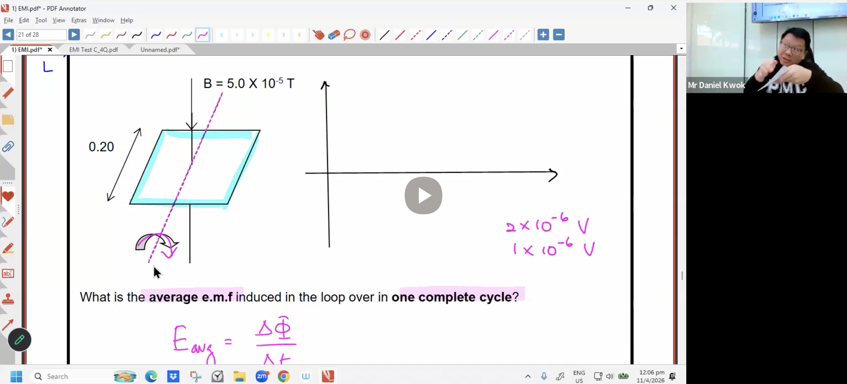 17. Electromagnetic Induction (EMI) Lesson 3 [2026] - Mr DK