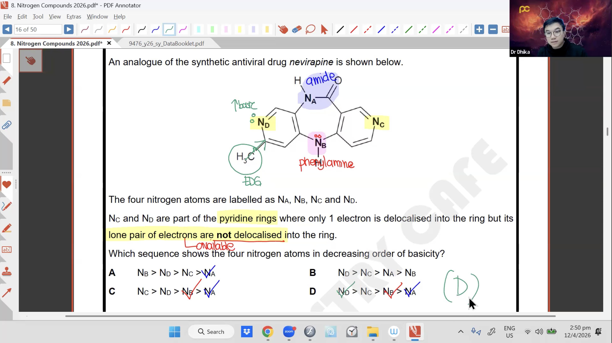 17. Nitrogen Compounds L1 [2026] - Dr D