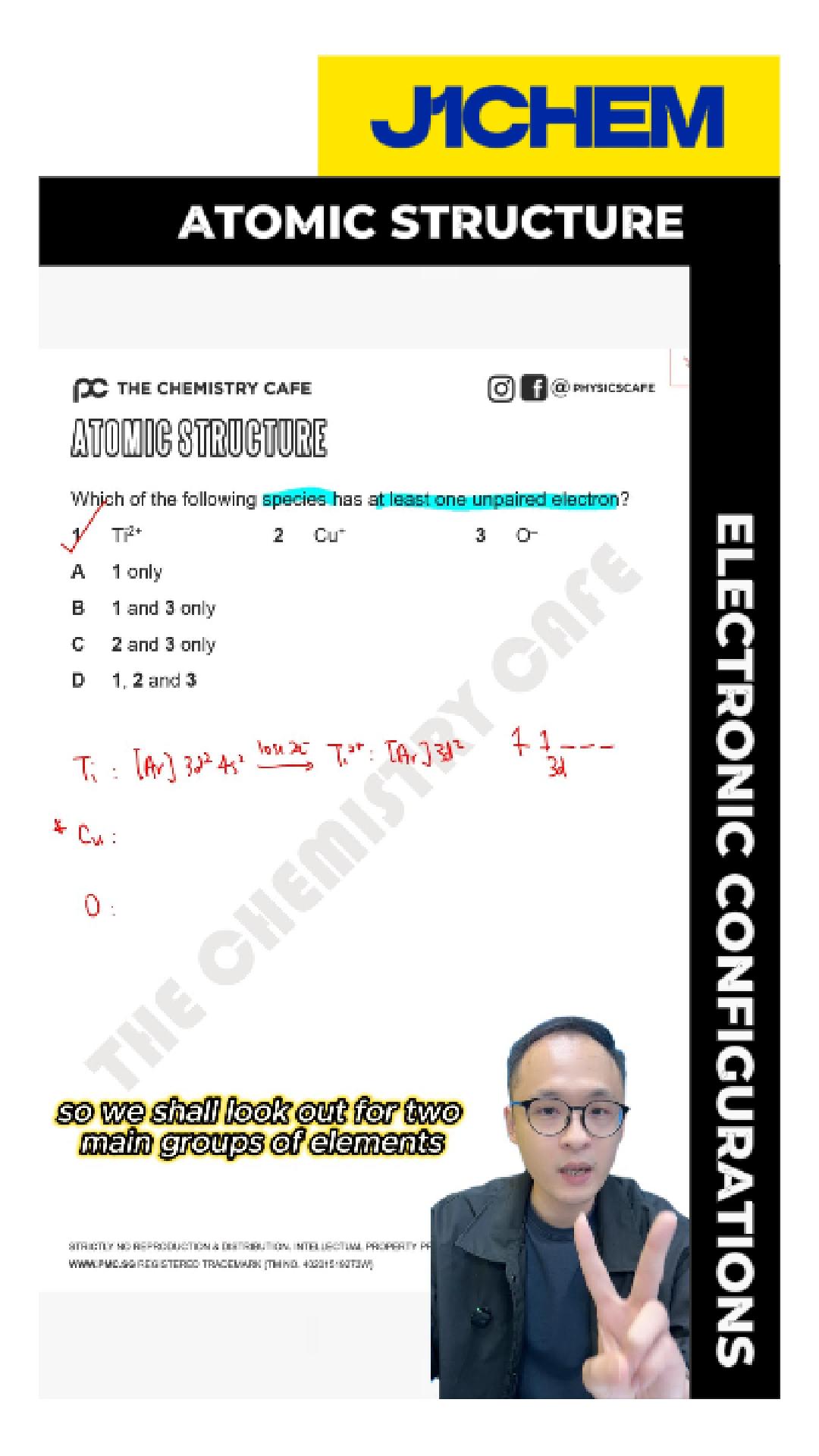 [Atomic Structure] Electronic Configurations