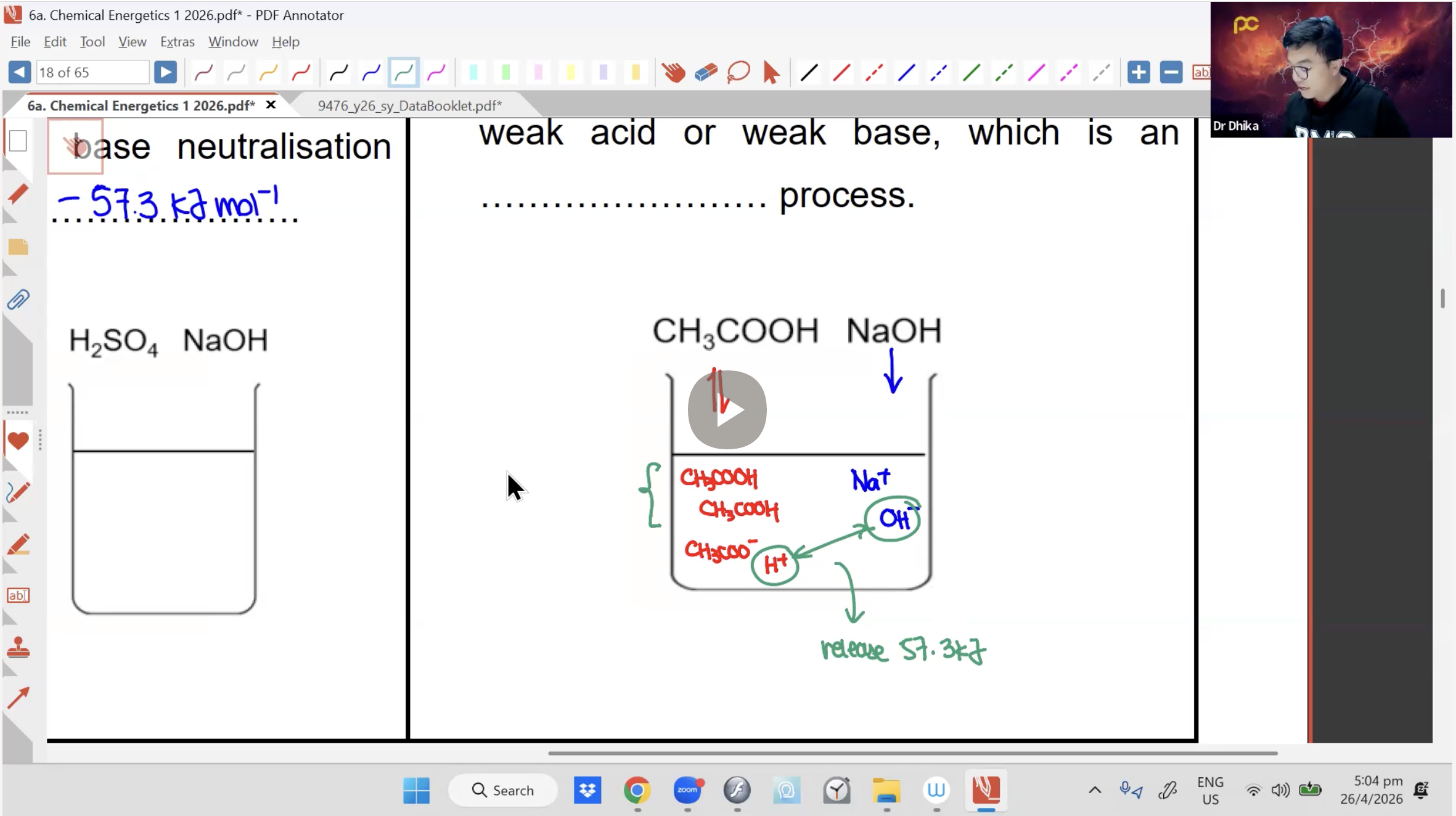 19. Energetics 1 L1 [2026] - Dr D