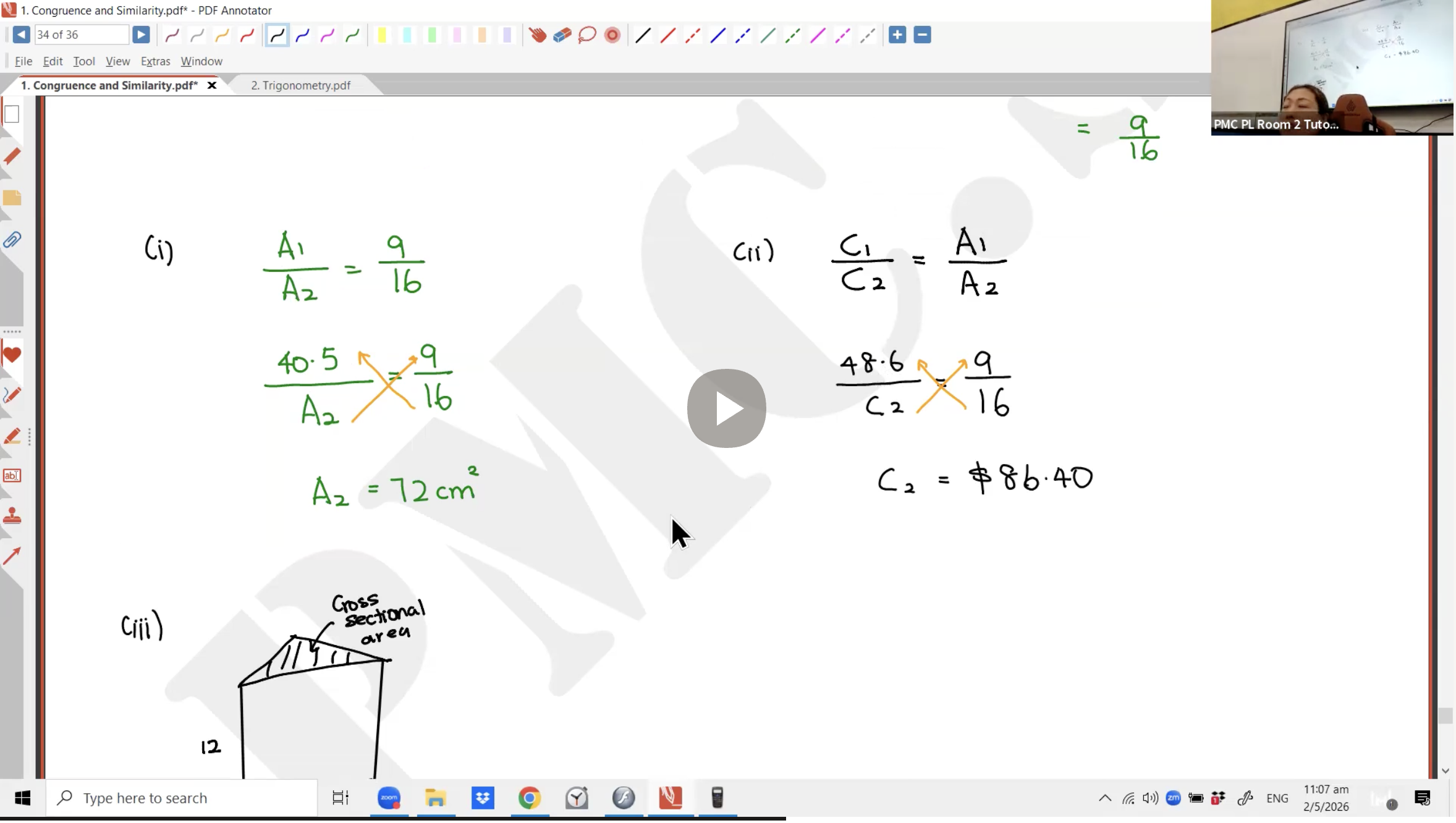 20. Congruence & Similarity L2 + Trigonometry L1 [2026] - Ms JL