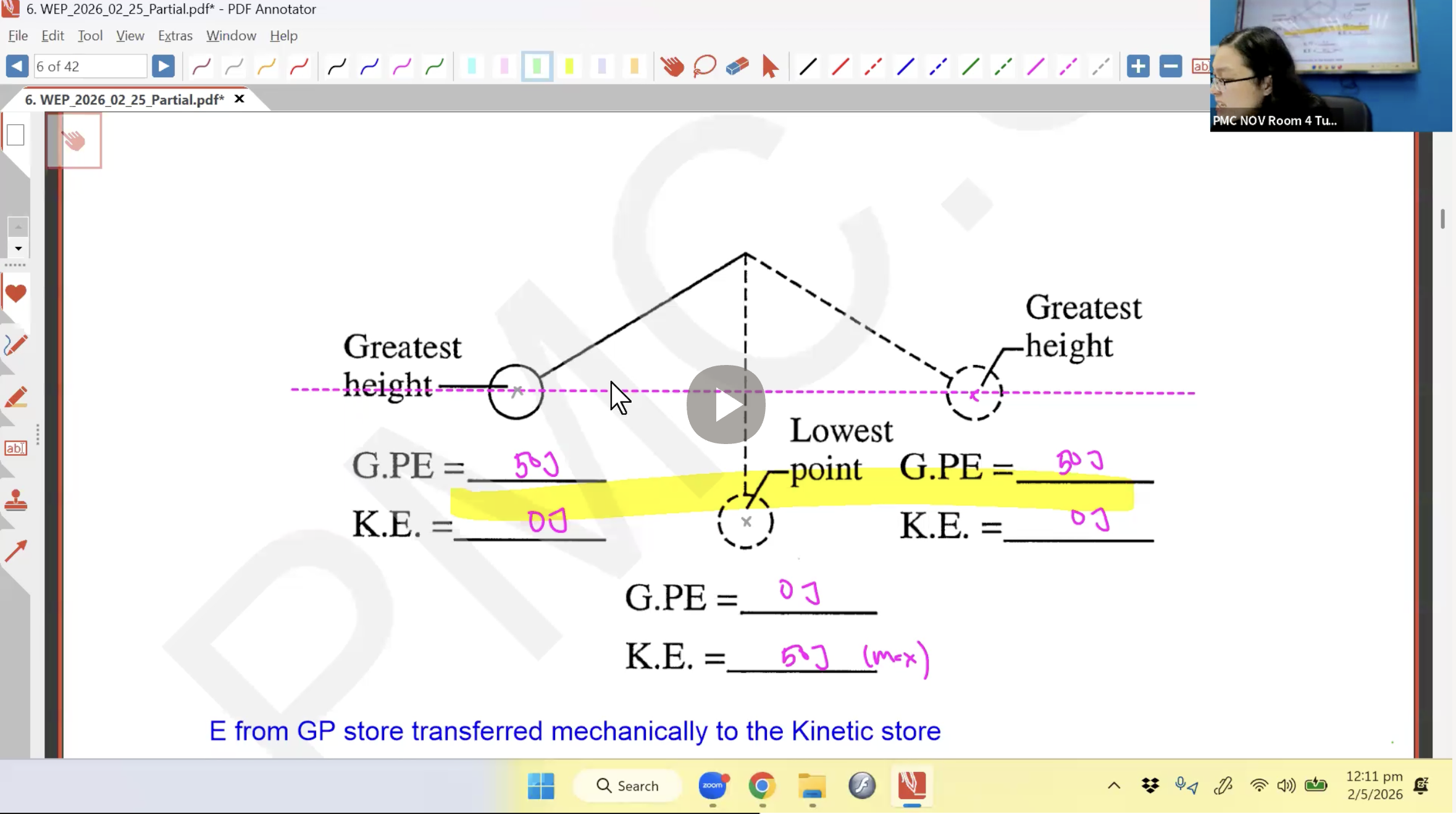 20. Work Energy Power Lesson 1 [2026] - Ms AC