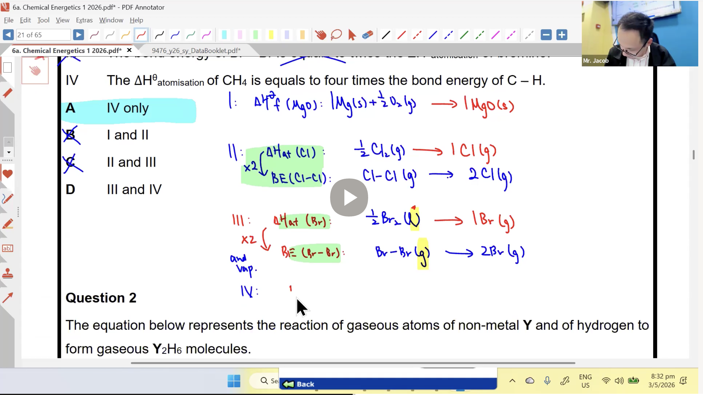 20. Energetics 1 L2 [2026] - Mr JT