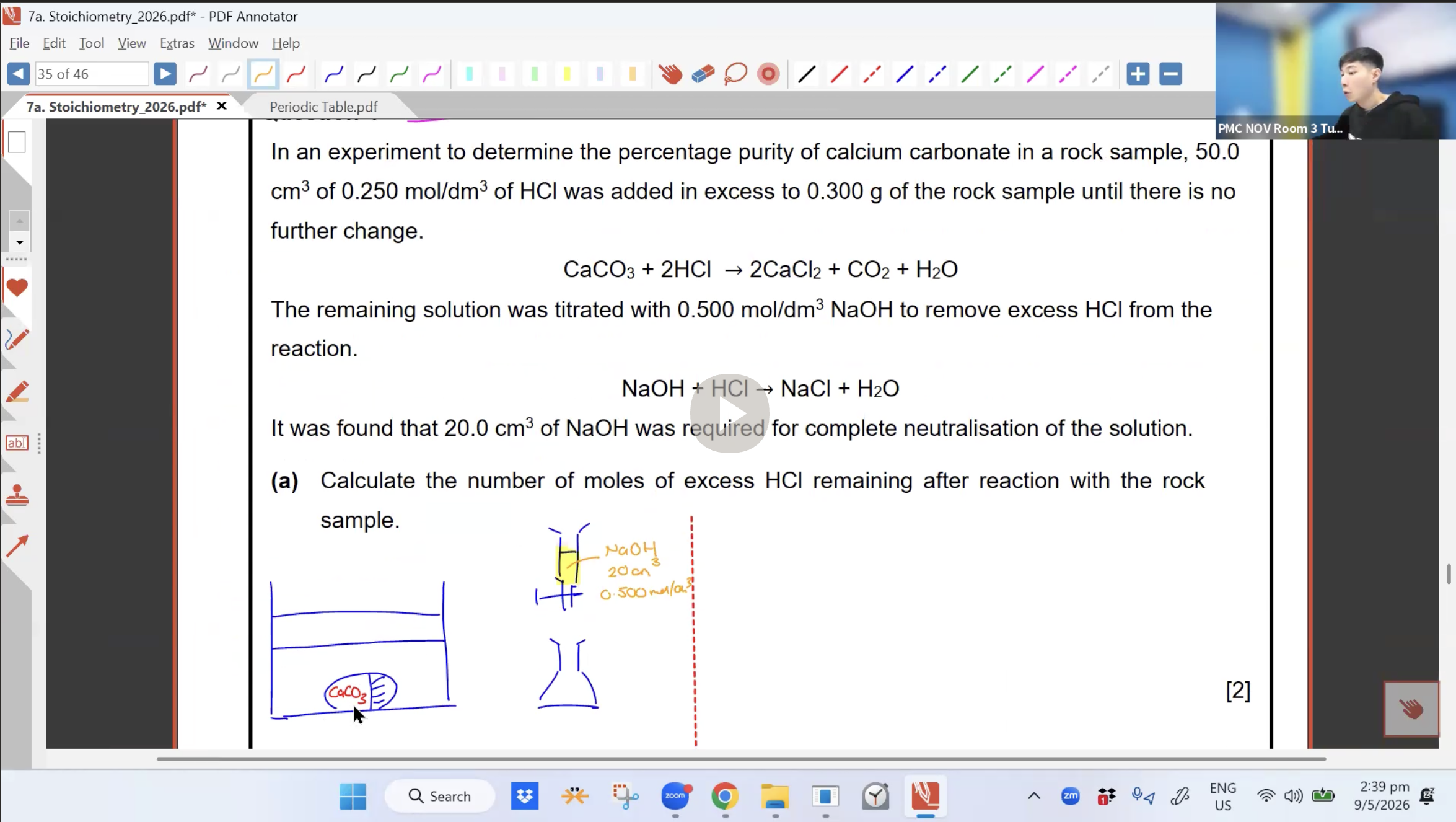 21. Stoichiometry 4 [2026] - Dr C
