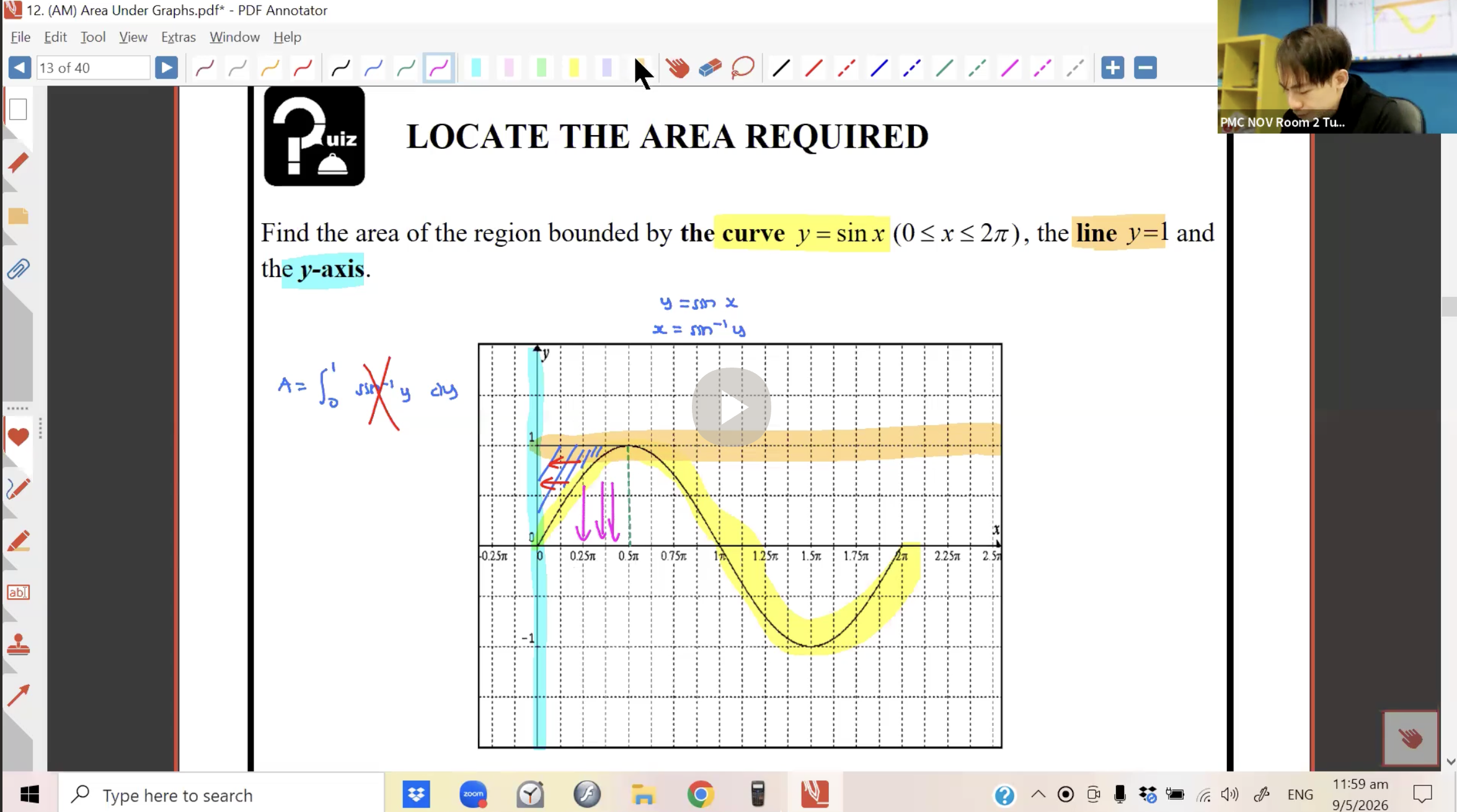 21. (AM) Area Under Graph L1 [2026] - Mr TTL