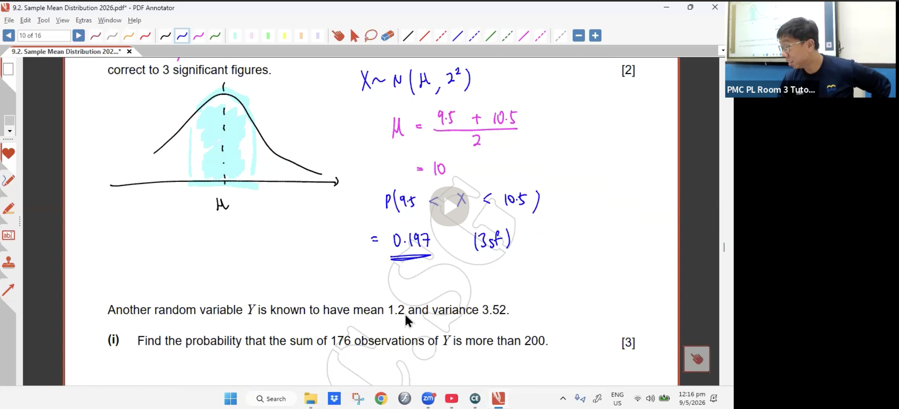21. Sample Mean Distribution [2026] - Mr CT